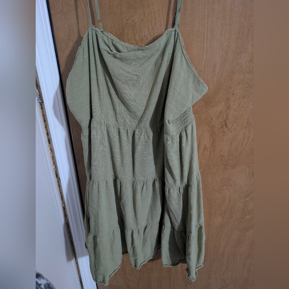 Forever 21 Olive Green Mini Dress